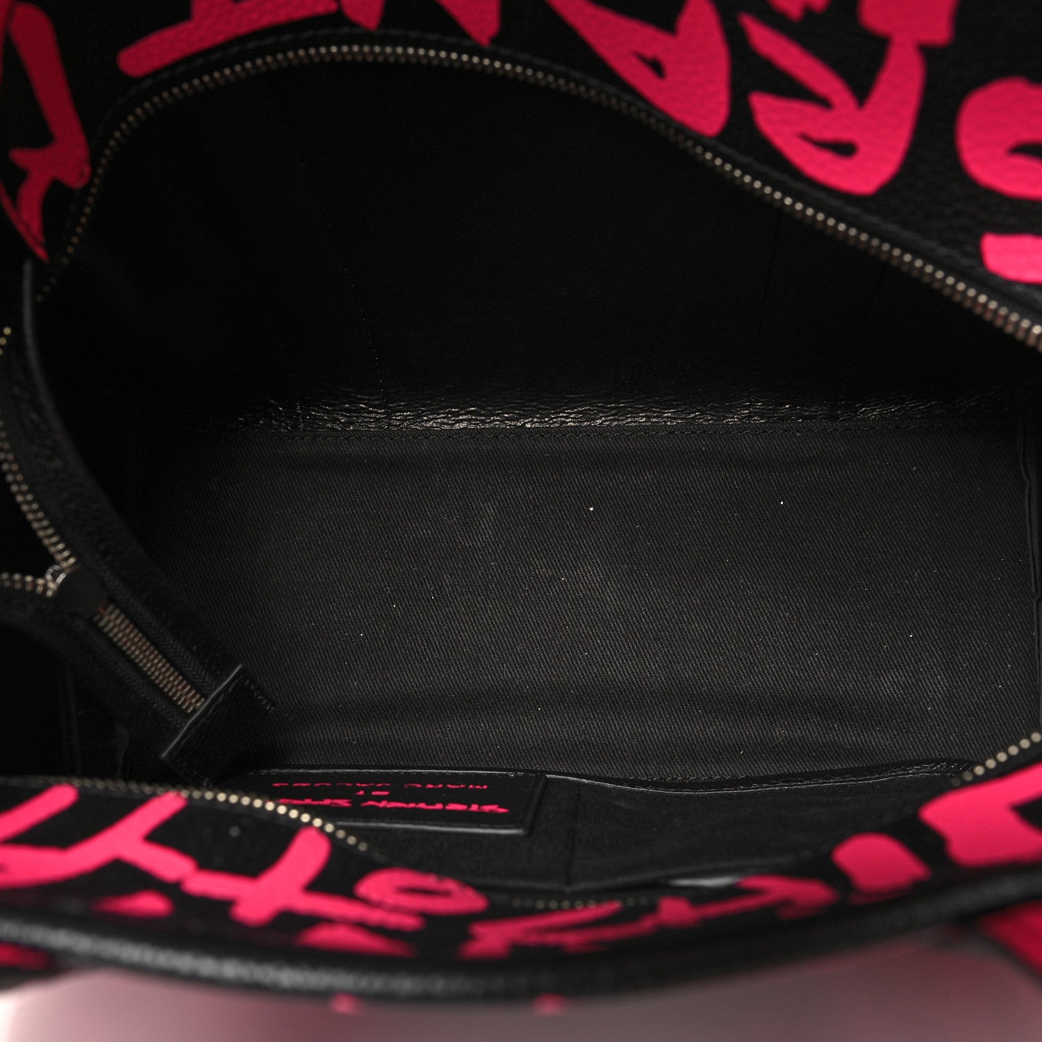 Marc Jacobs X STEPHEN SPROUSE Grained Calfskin Medium The Tote Bag Pink 6 of 9