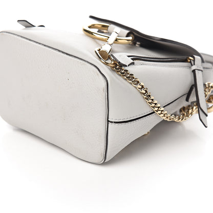 Chloe Suede Calfskin Mini Faye Backpack Airy Grey 10 of 11