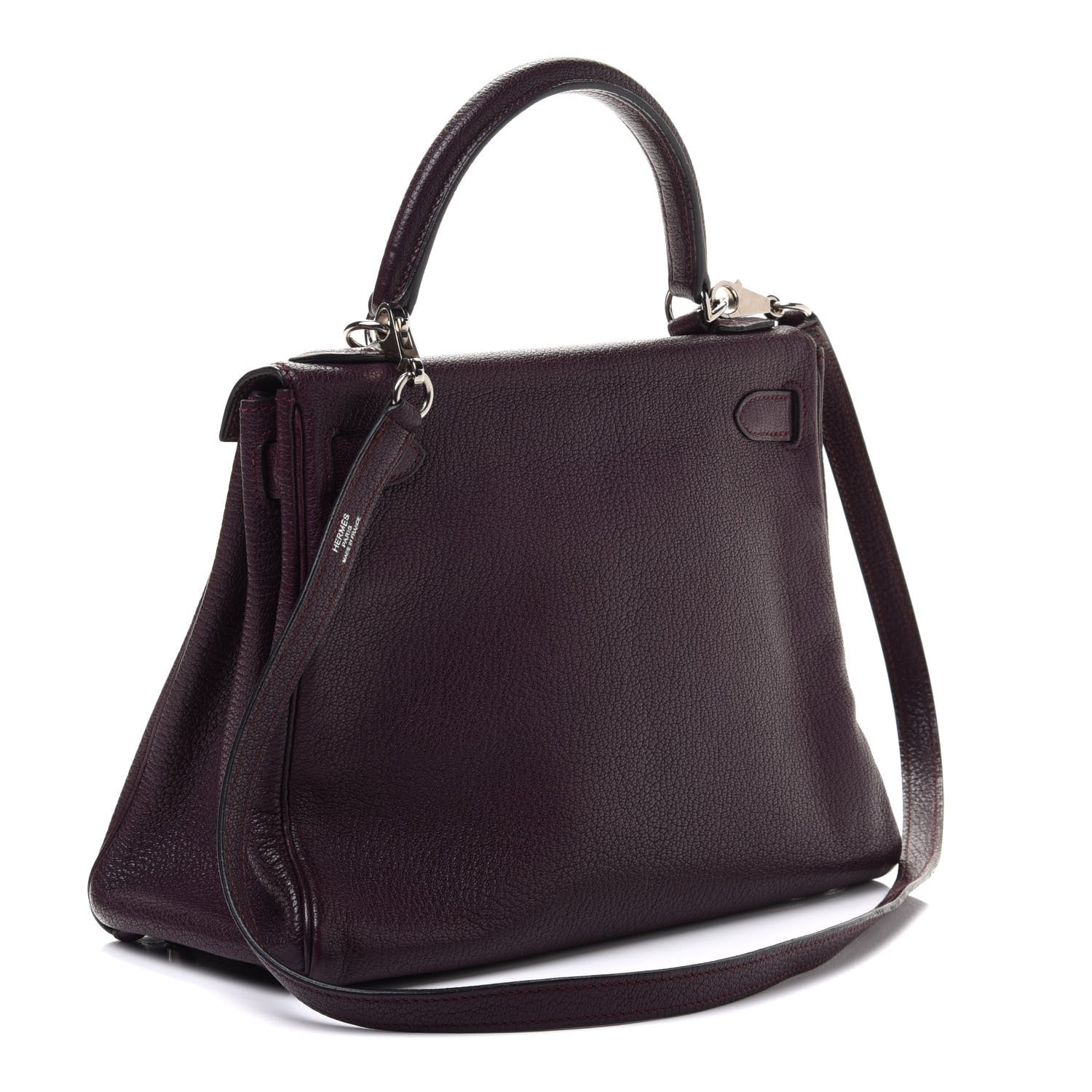 Hermes Chevre De Coromandel Kelly Retourne 28 Raisin 3 of 10