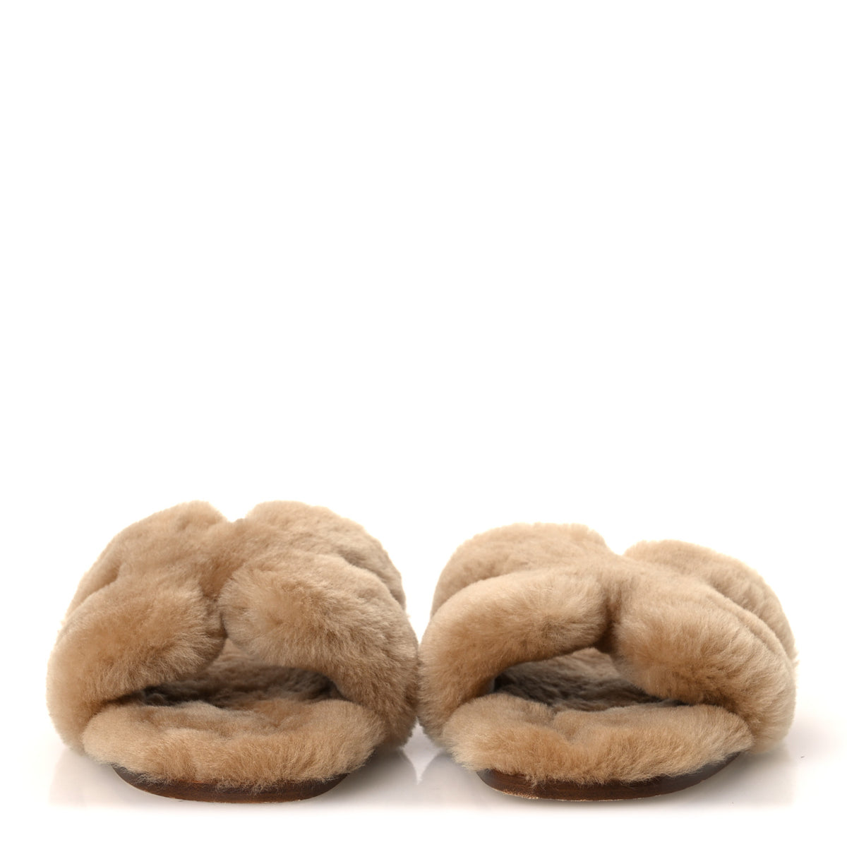 Hermes Woolskin Oran Sandals 41 Beige Argile 3 of 9