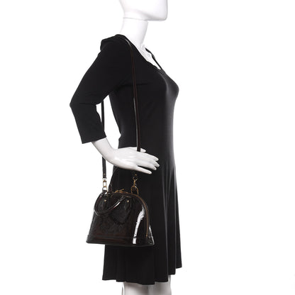 Louis Vuitton Vernis Alma BB Amarante 2 of 13