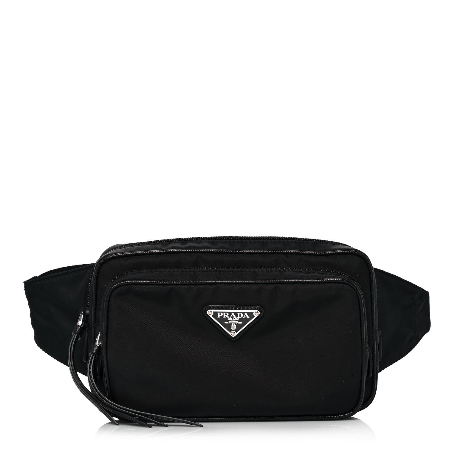 Prada Tessuto Nylon Belt Bag Black 1 of 11