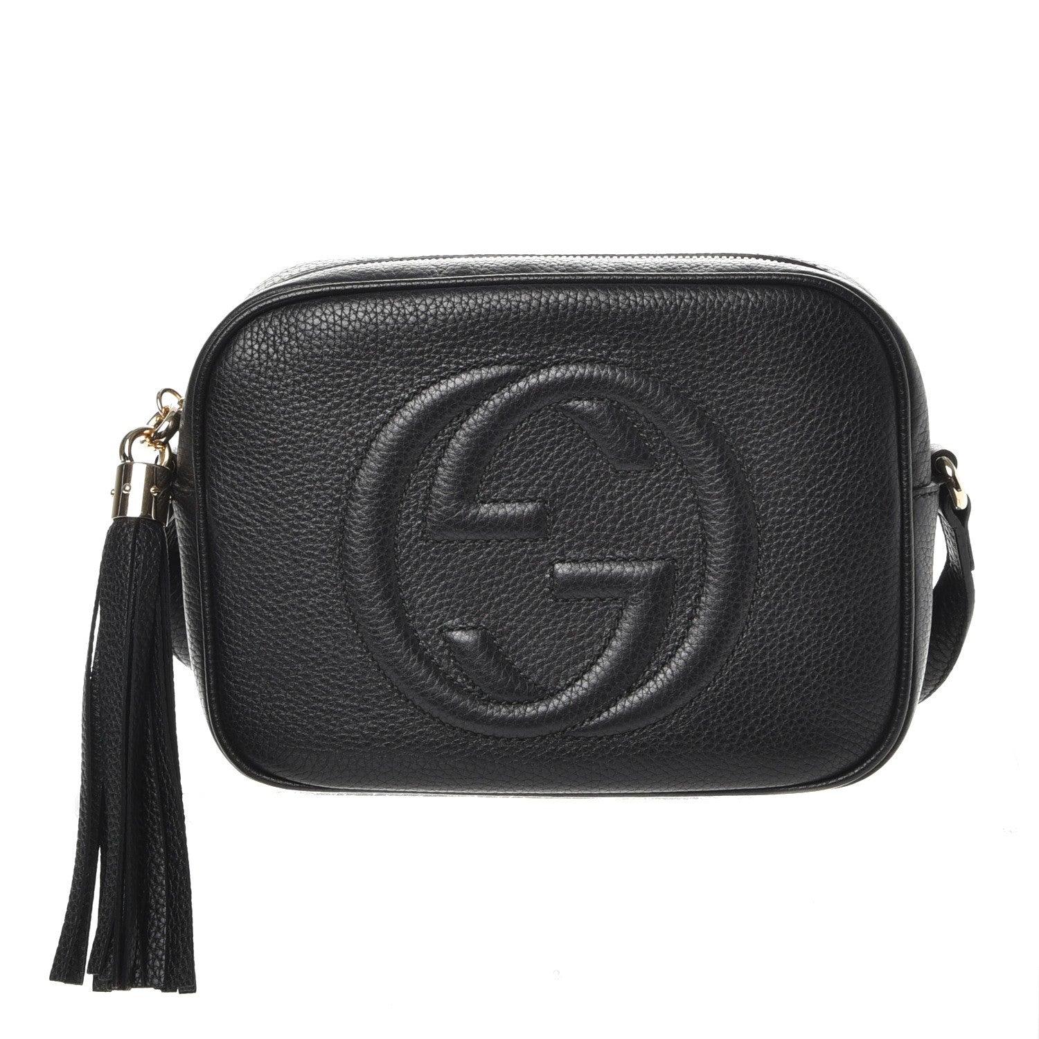 Gucci Pebbled Calfskin Small Soho Disco Bag Black 1 of 8