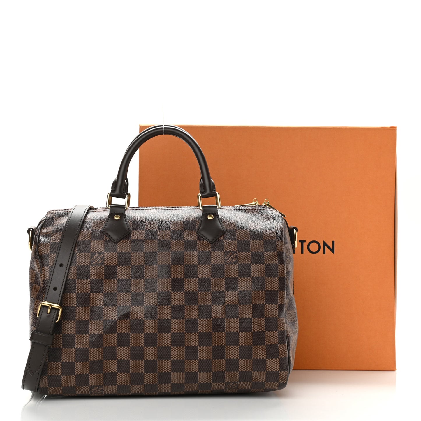 Damier Ebene Speedy Bandouliere 30