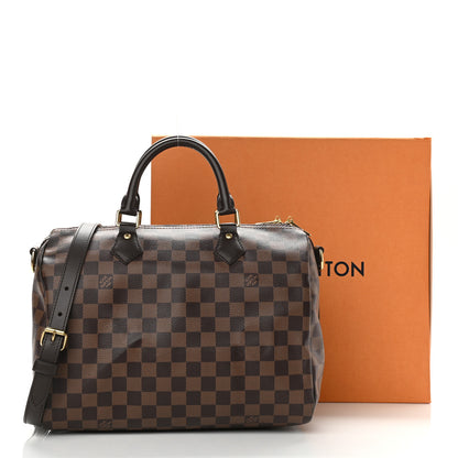 Louis Vuitton Damier Ebene Speedy Bandouliere 30 8 of 8