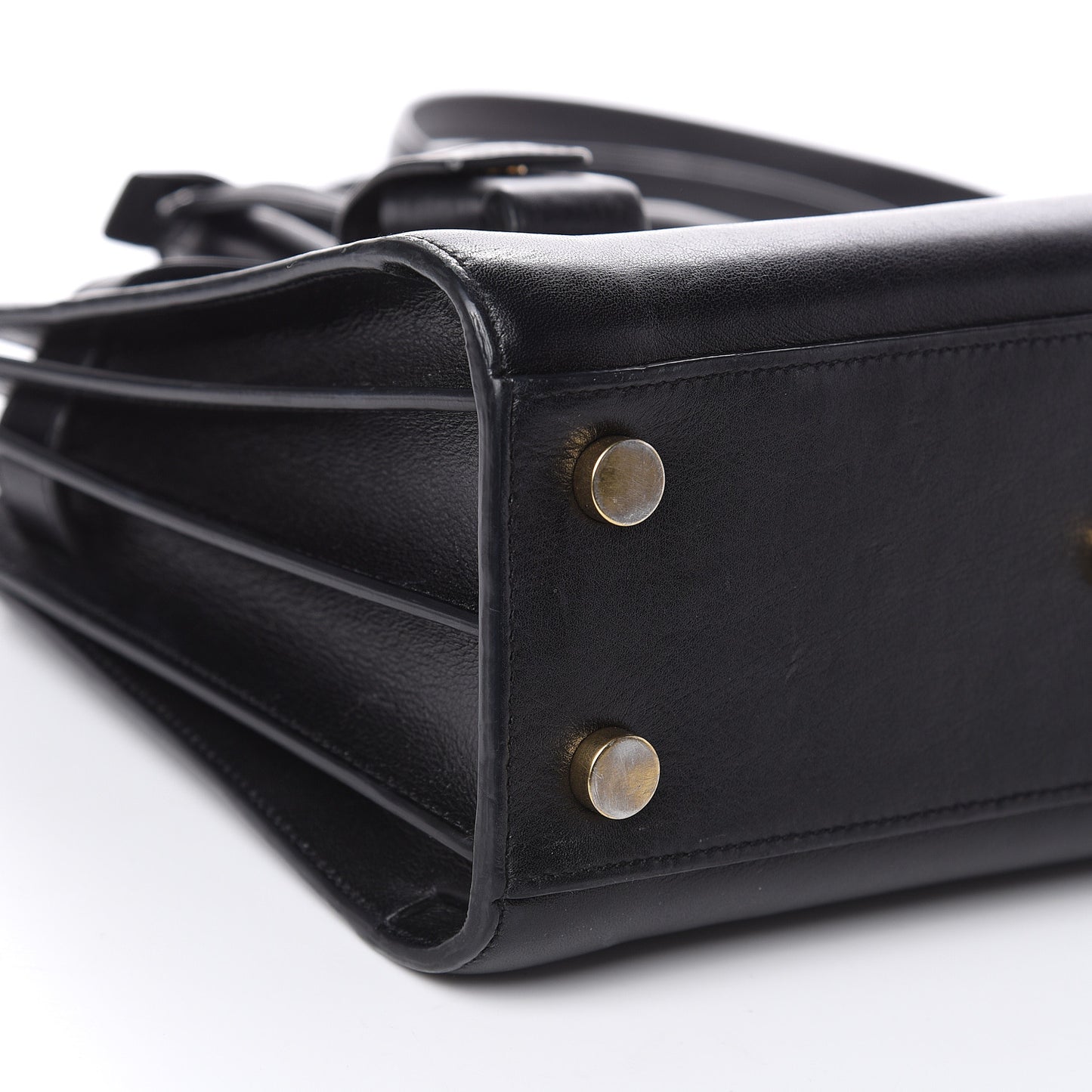 Calfskin Nano Sac De Jour Black