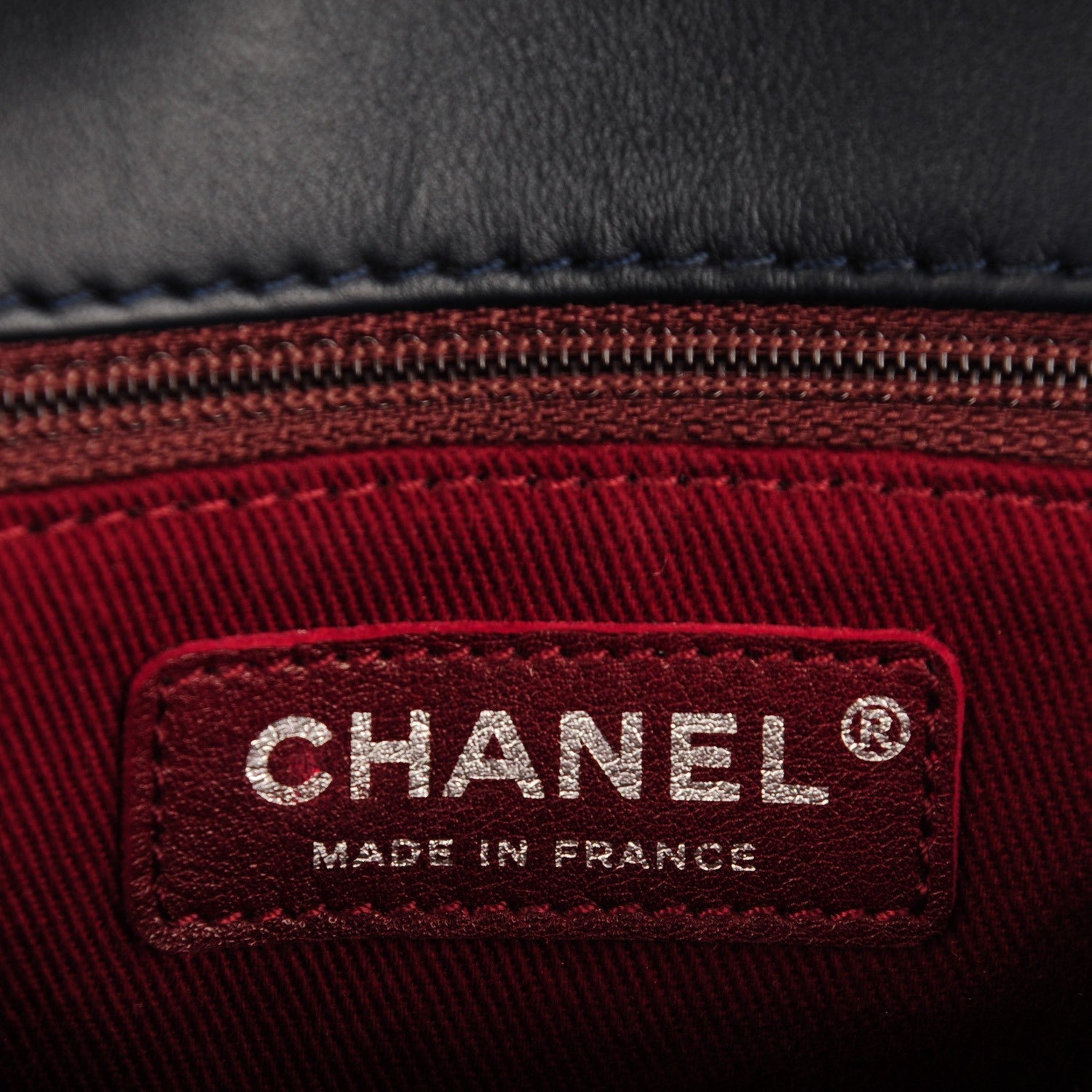 Chanel Patent Quilted Medium Bubble CC Flap Navy Blue 7 of 8