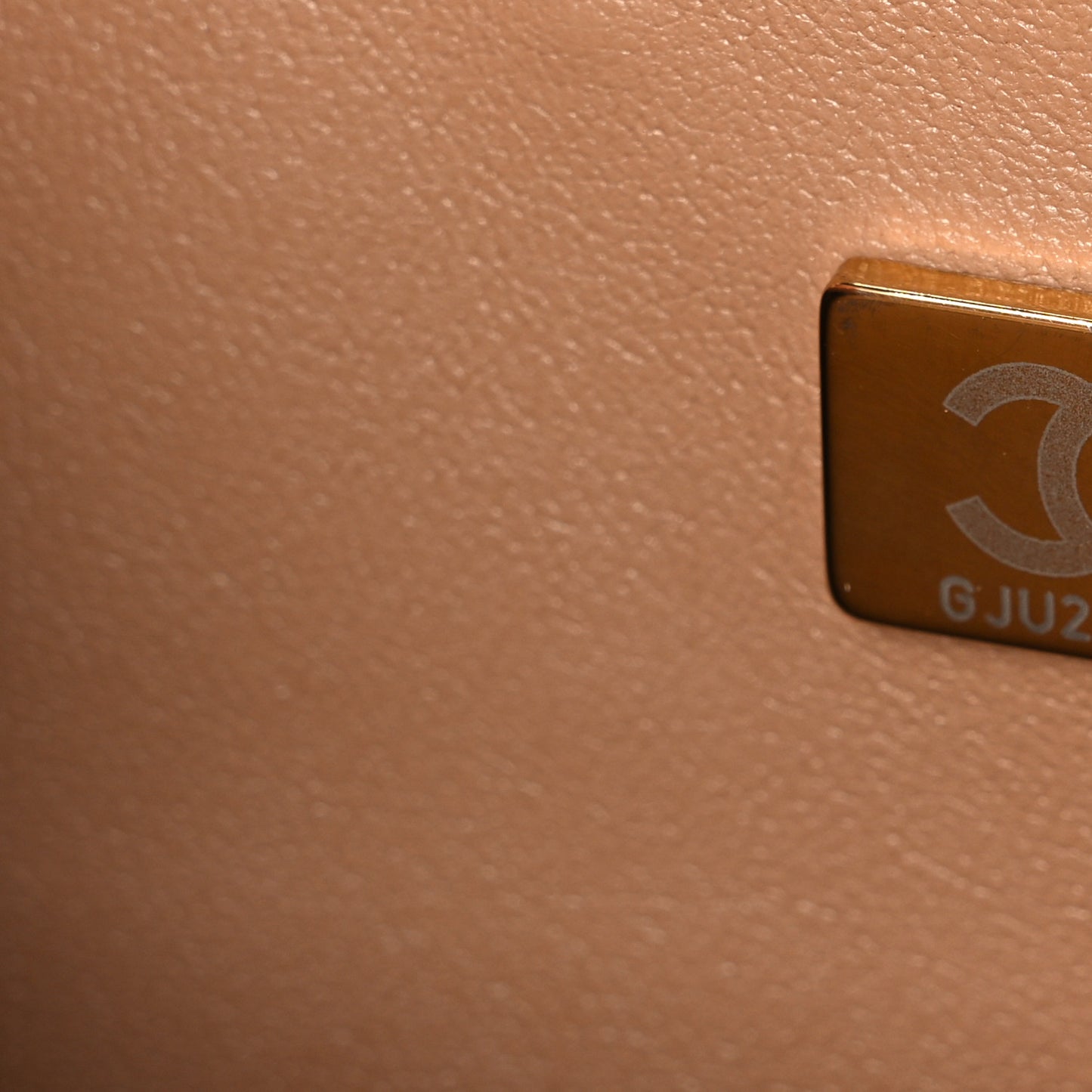 Lambskin Quilted Small Double Flap Brown