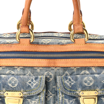 Louis Vuitton Monogram Denim Neo Speedy Blue 7 of 9