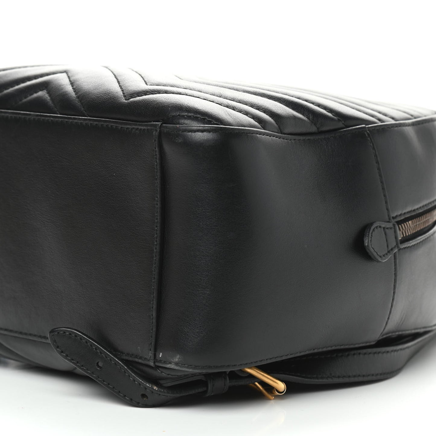 Calfskin Matelasse GG Marmont Dome Backpack Black