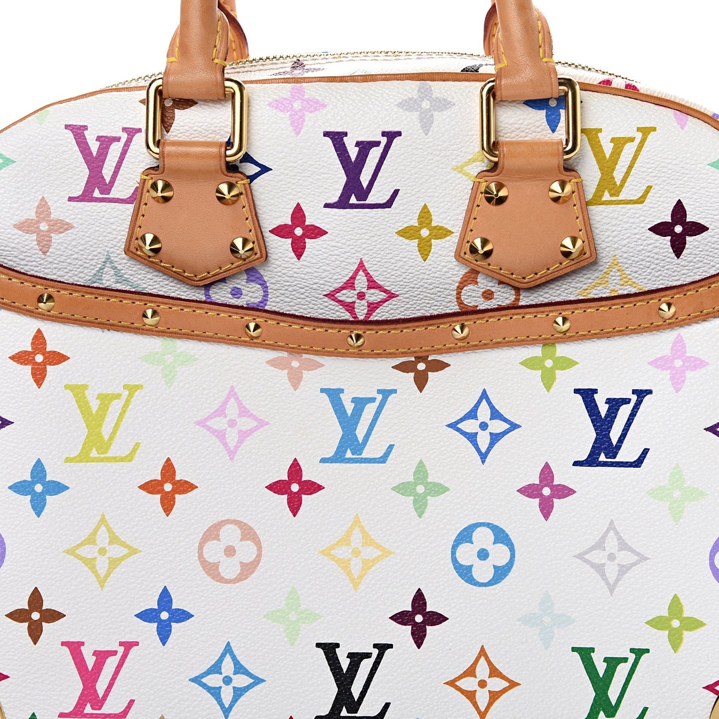 Monogram Multicolor Trouville White