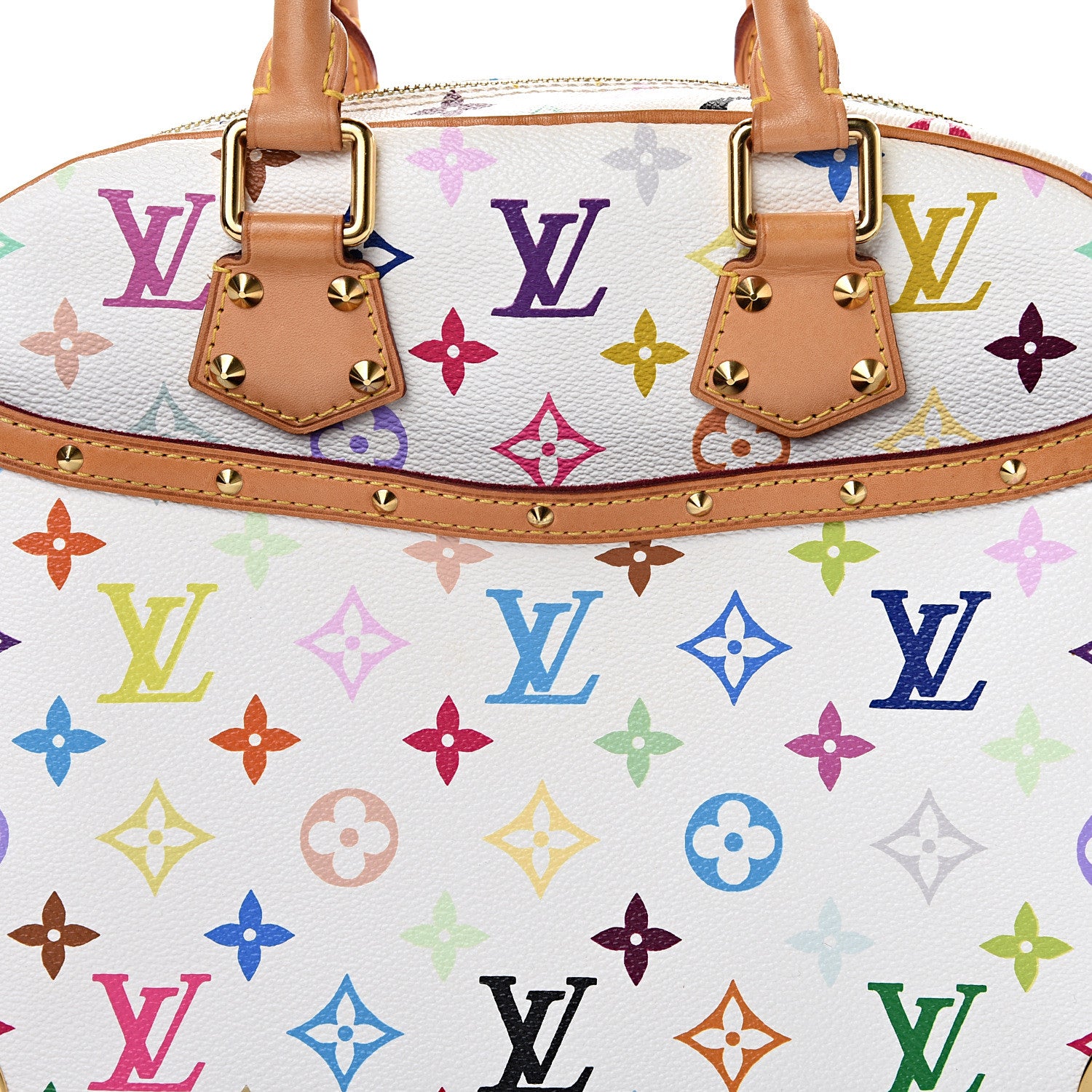 Louis Vuitton Monogram Multicolor Trouville White 7 of 16