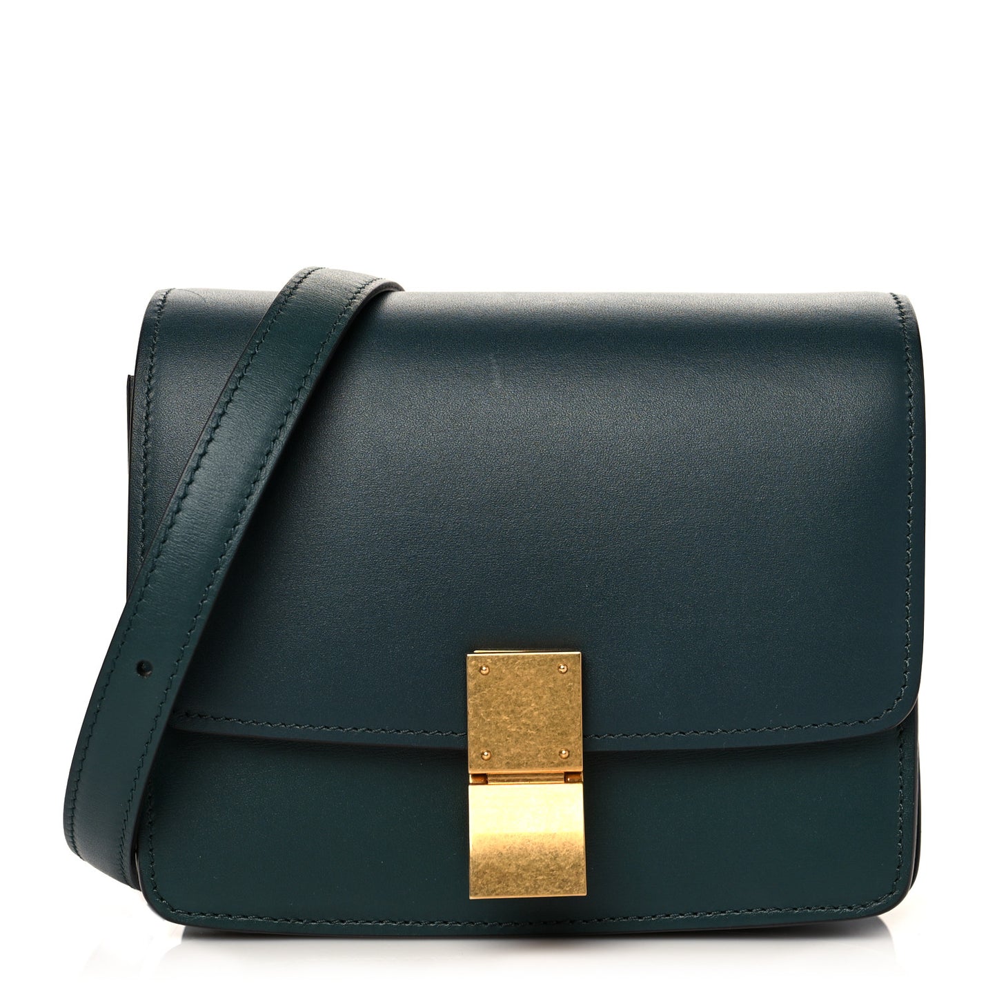 Box Calfskin Small Classic Box Flap Bag Amazone