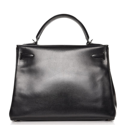Hermes Box Kelly Retourne 32 Black 6 of 48