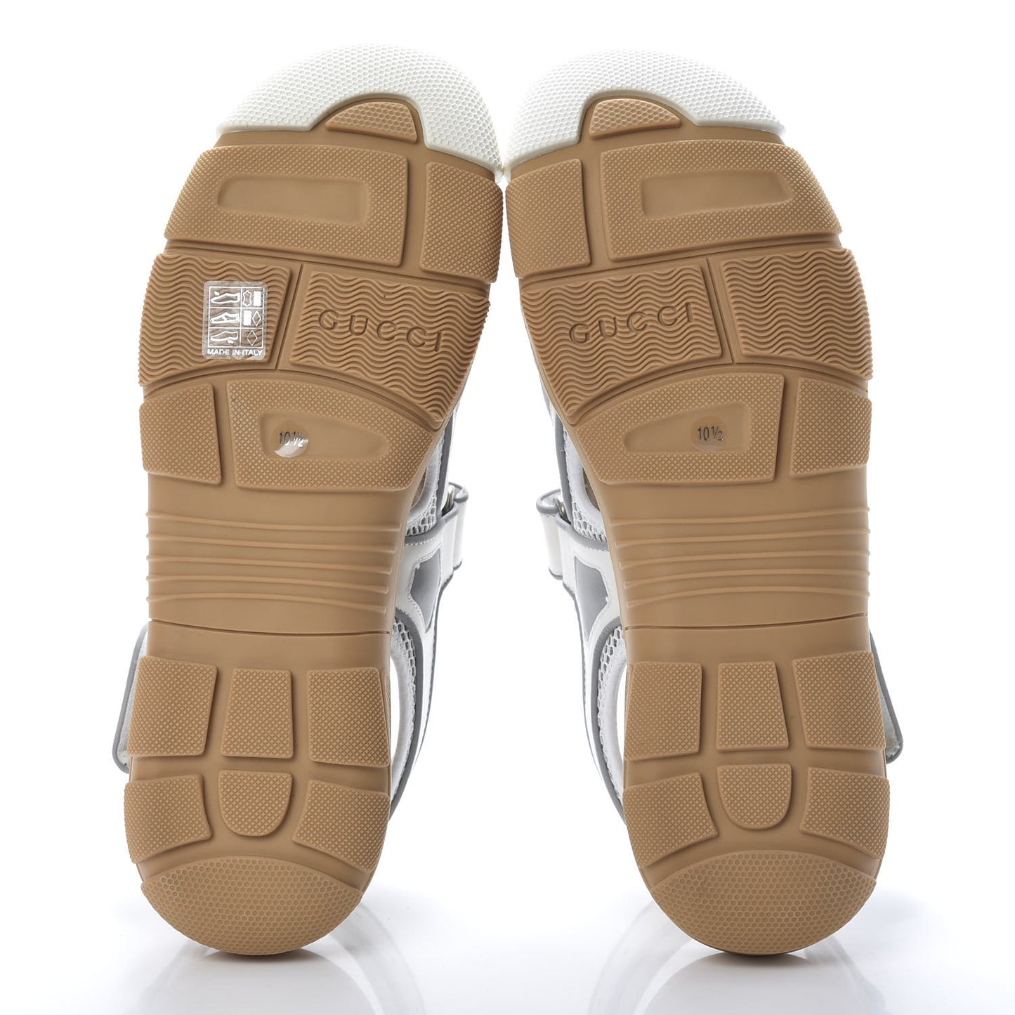 Mesh Fabric Mens Tinsel Sport Sandals 10.5 White Silver
