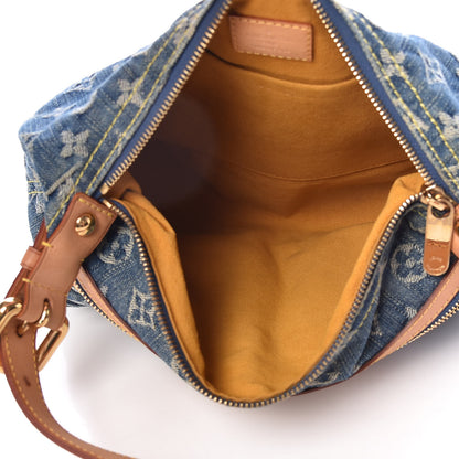 Louis Vuitton Monogram Denim Baggy PM Blue 5 of 14