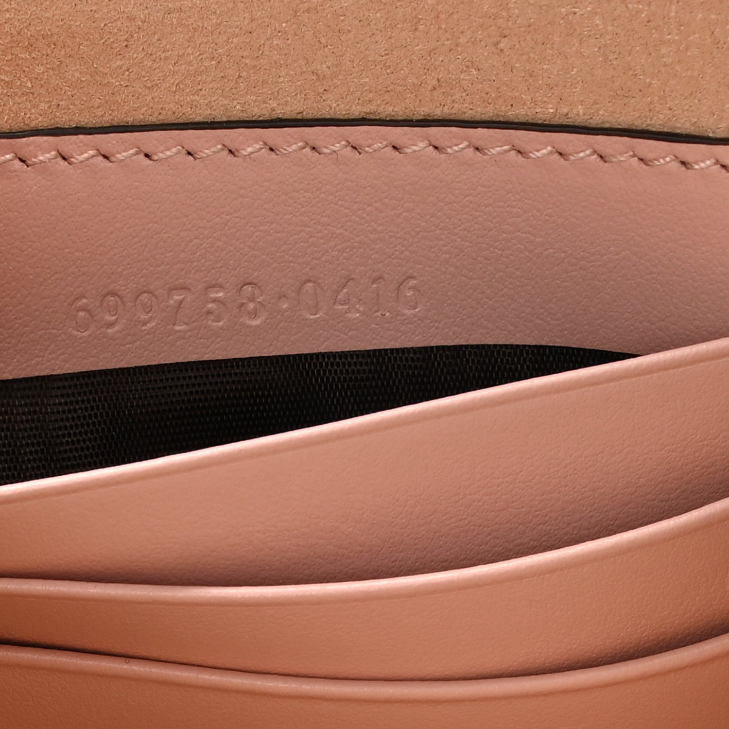 Gucci Calfskin Matelasse GG Marmont Multi-Use Mini Bag Black Perfect Pink Mystic White 9 of 10