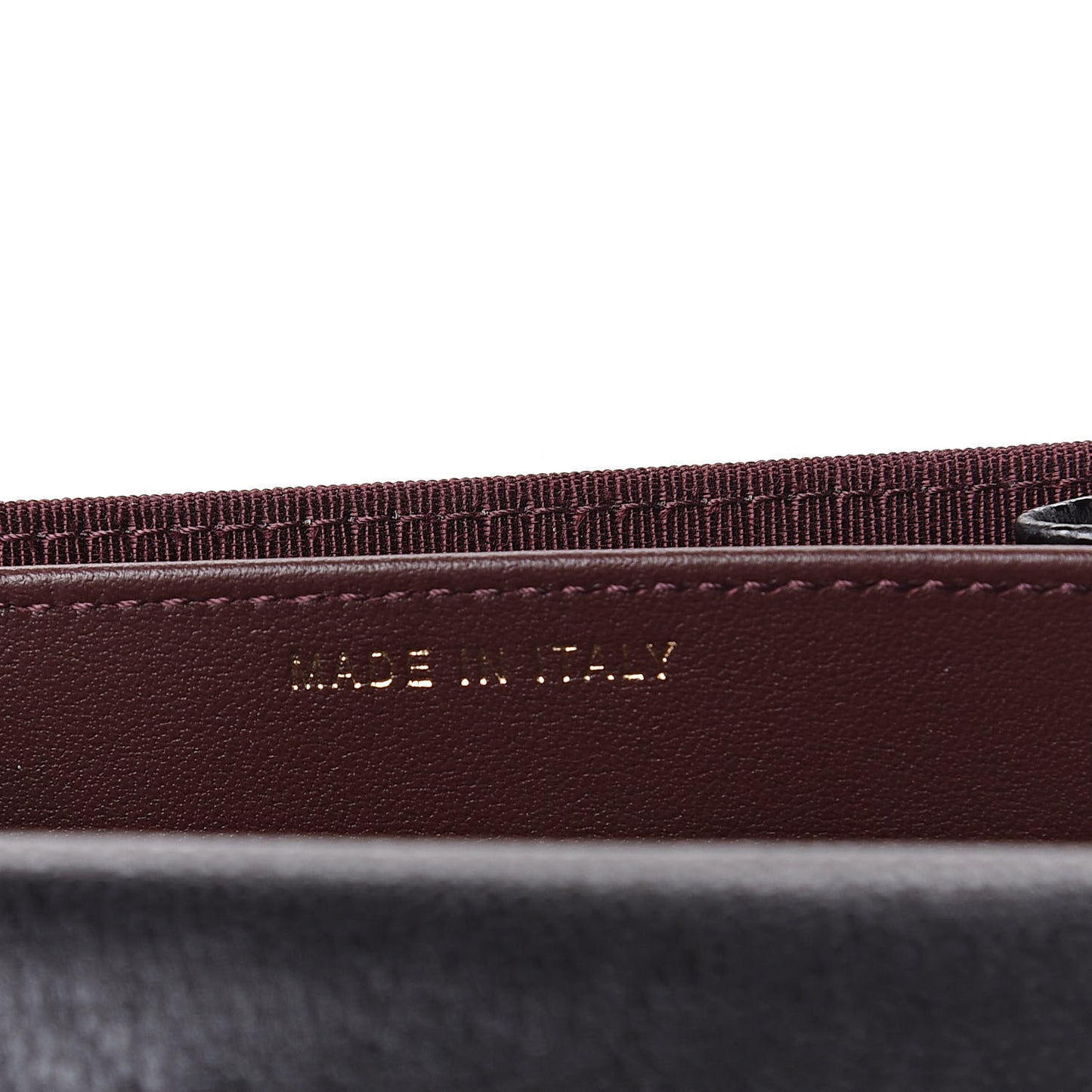 Caviar Quilted Flap Card Holder Wallet Black