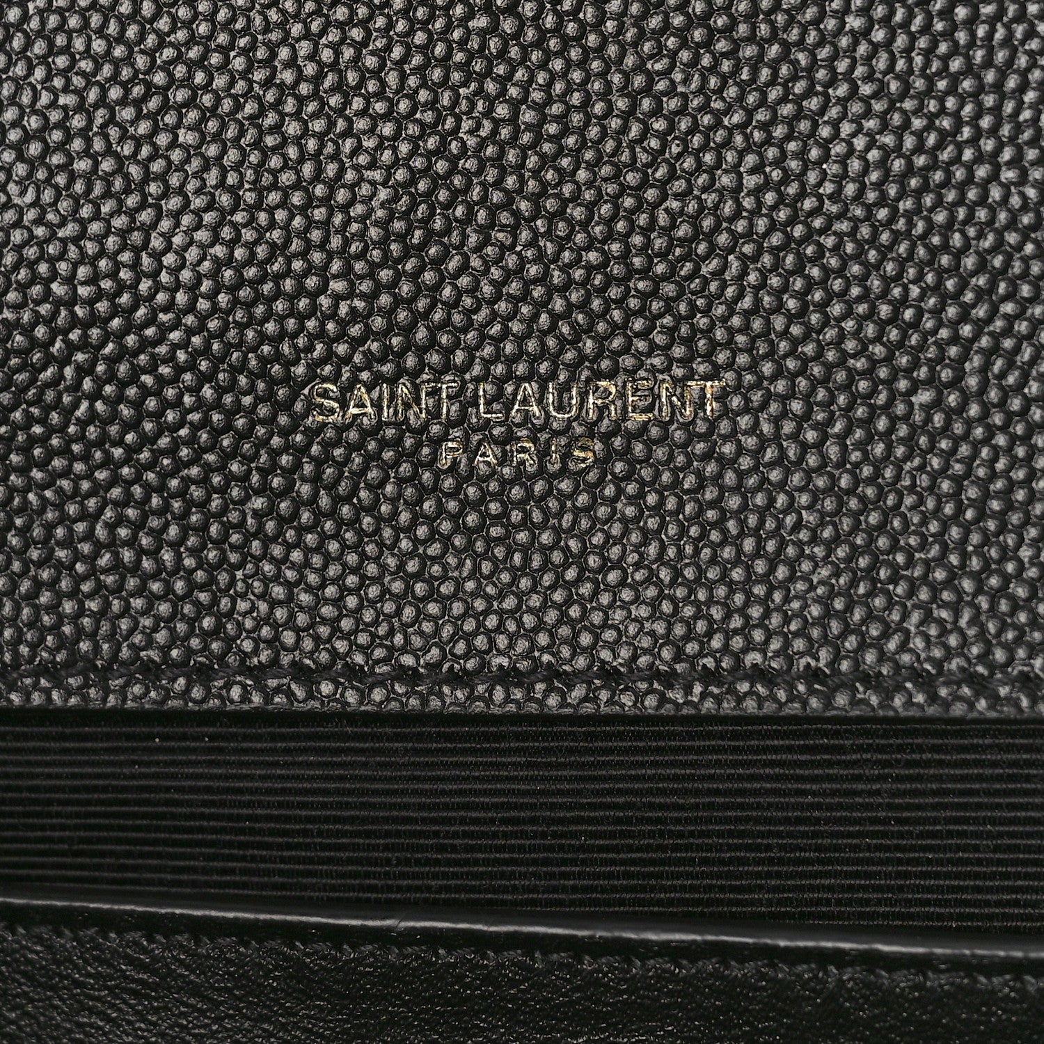 Saint Laurent Grain De Poudre Textured Mixed Matelasse Triquilt Medium Monogram Satchel Black 7 of 9