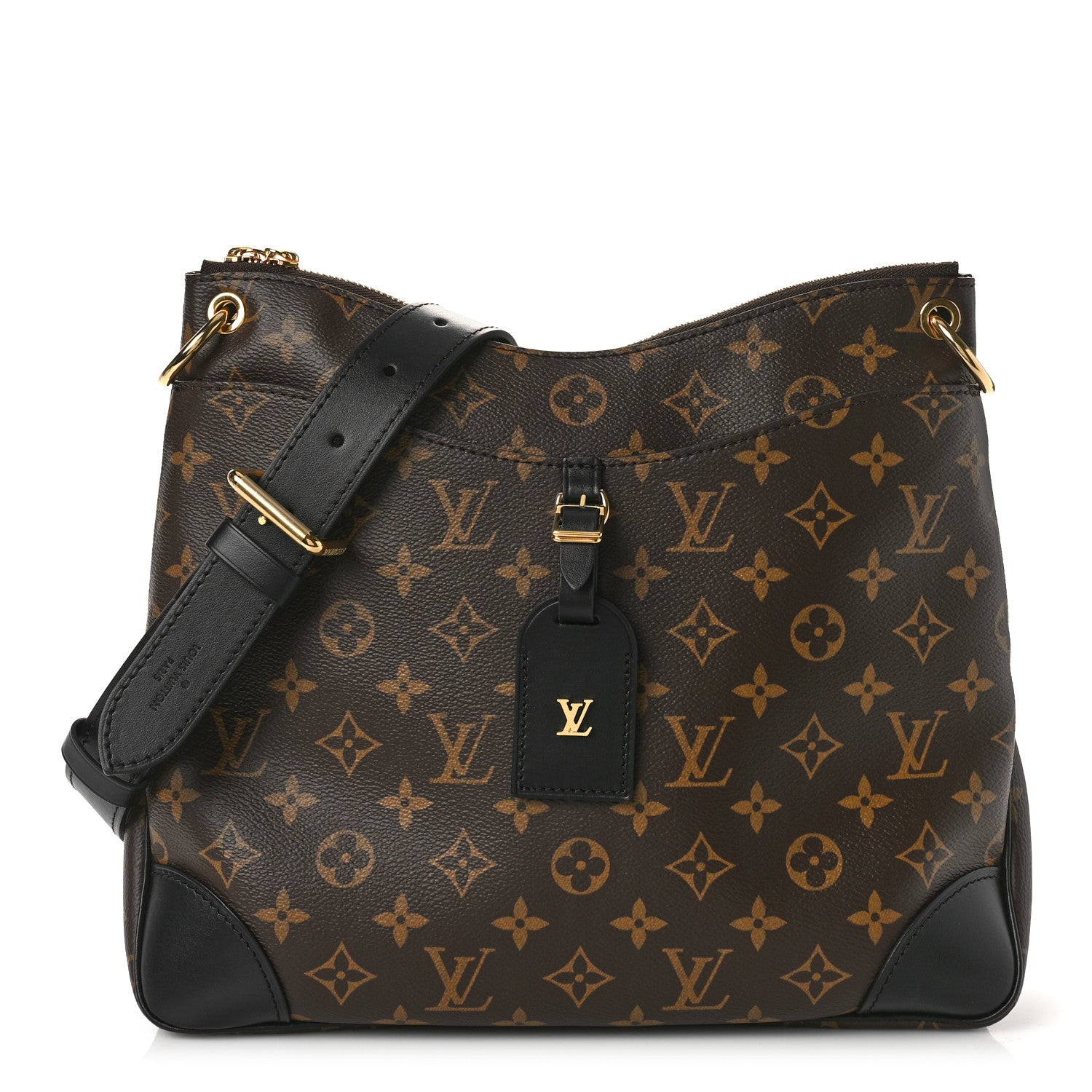 Louis Vuitton Monogram Odeon MM Black 1 of 7