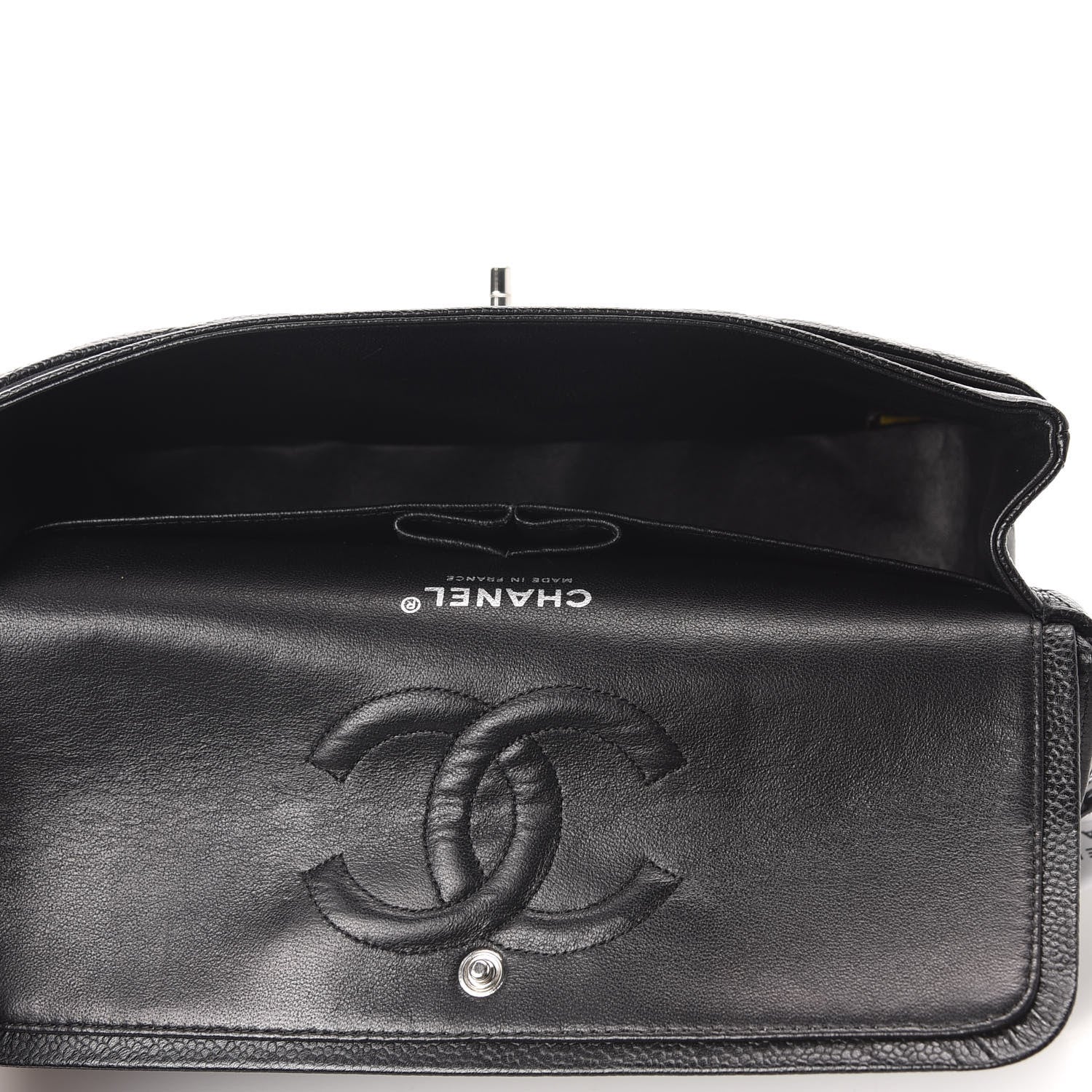 Chanel Caviar Quilted Medium Double Flap Black 5 of 10