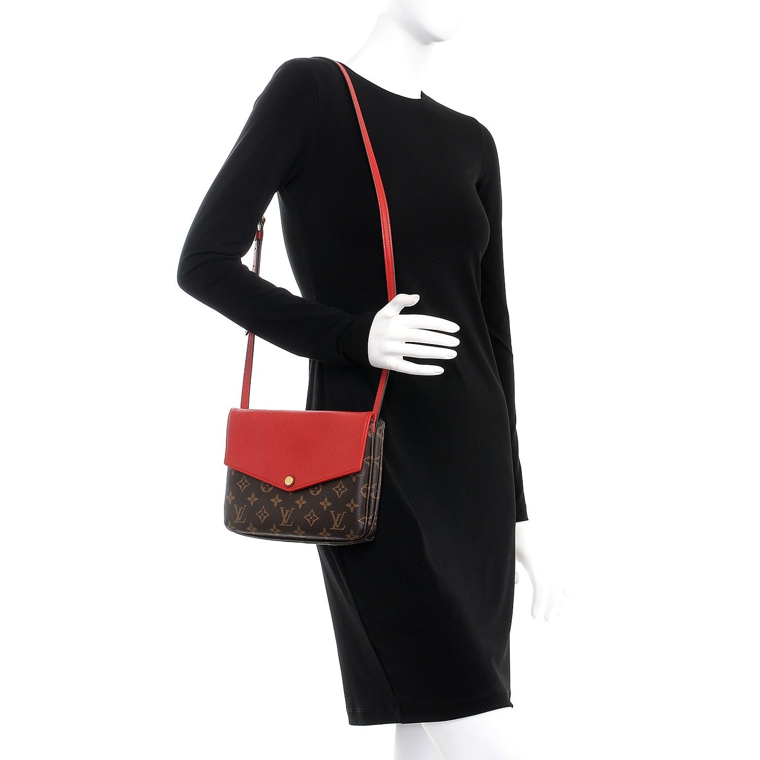 Louis Vuitton Monogram Twice Pochette Cherry 2 of 13