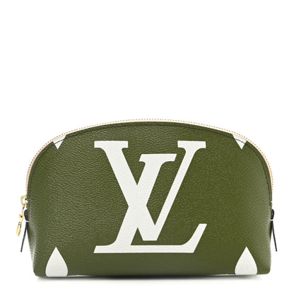 Louis Vuitton Monogram Giant Cosmetic Pouch Kaki 1 of 7