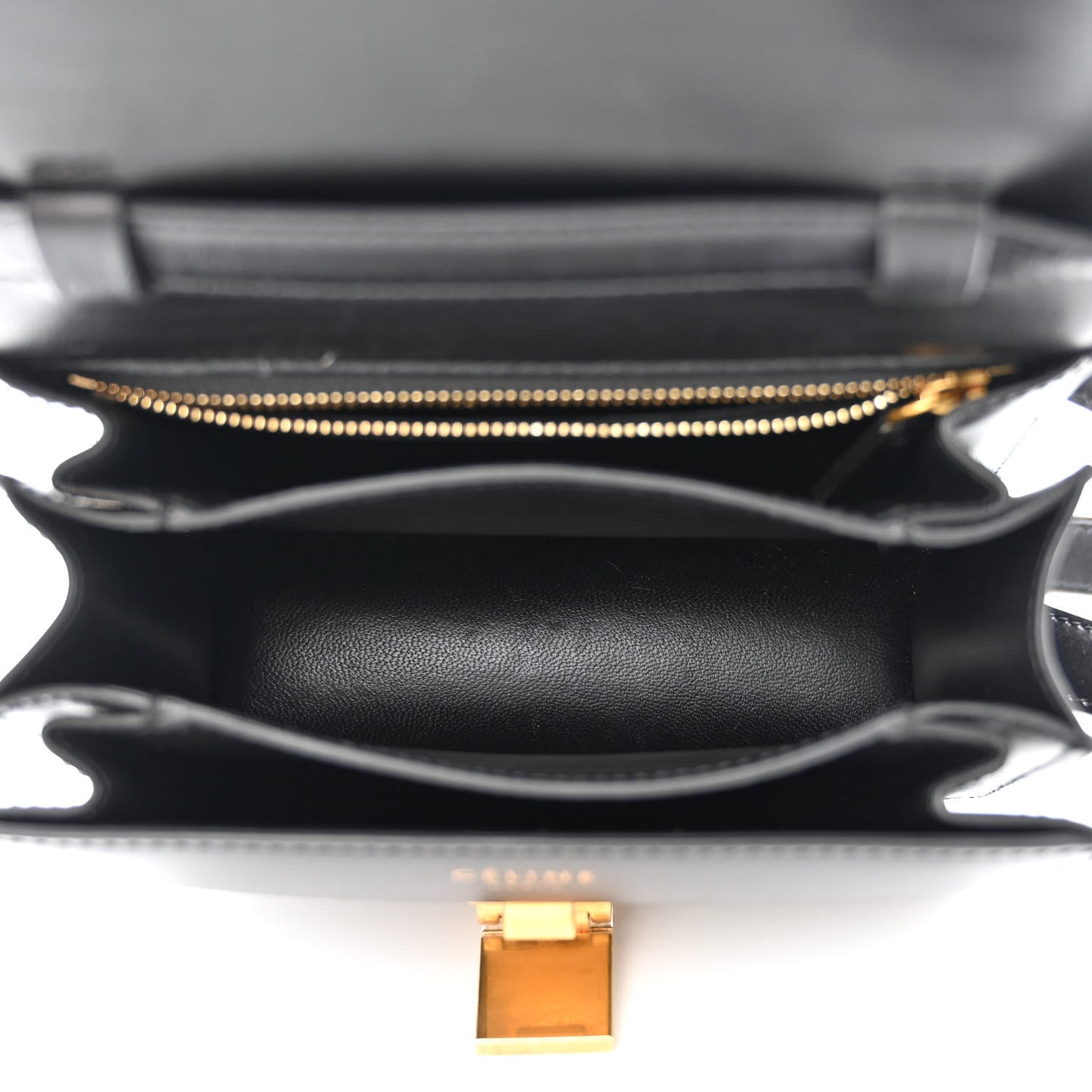 Box Calfskin Small Classic Box Flap Bag Black