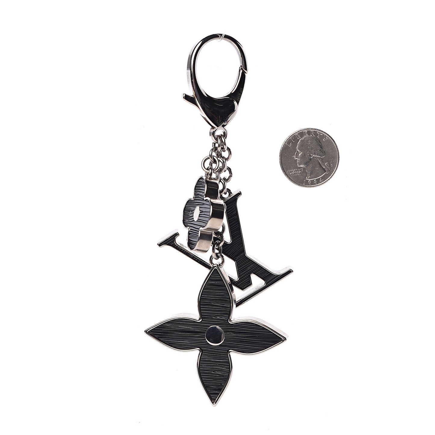Fleur d'Epi Bag Charm Black
