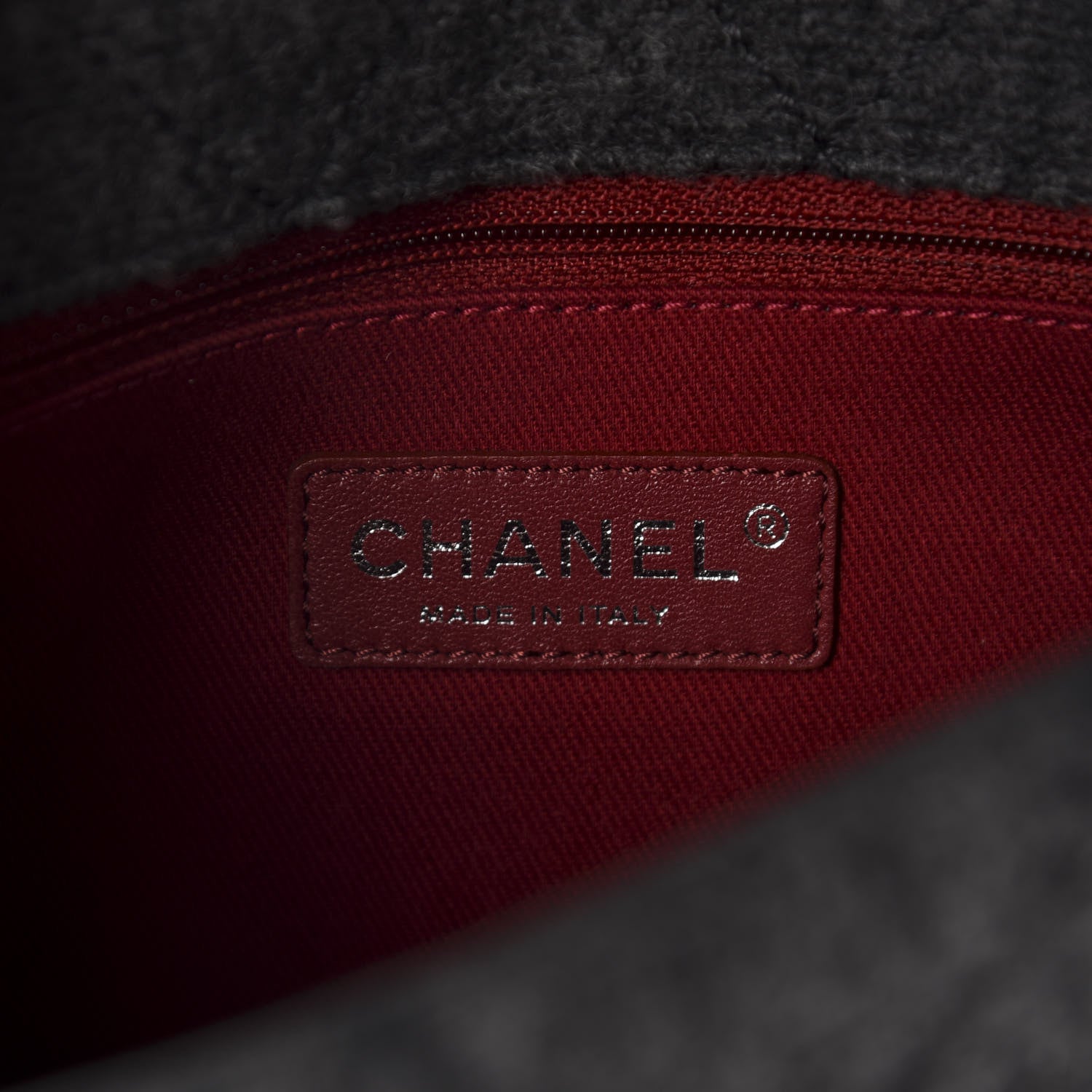 Chanel Wool Quilted Mini Edelweiss Single Flap Grey 9 of 11