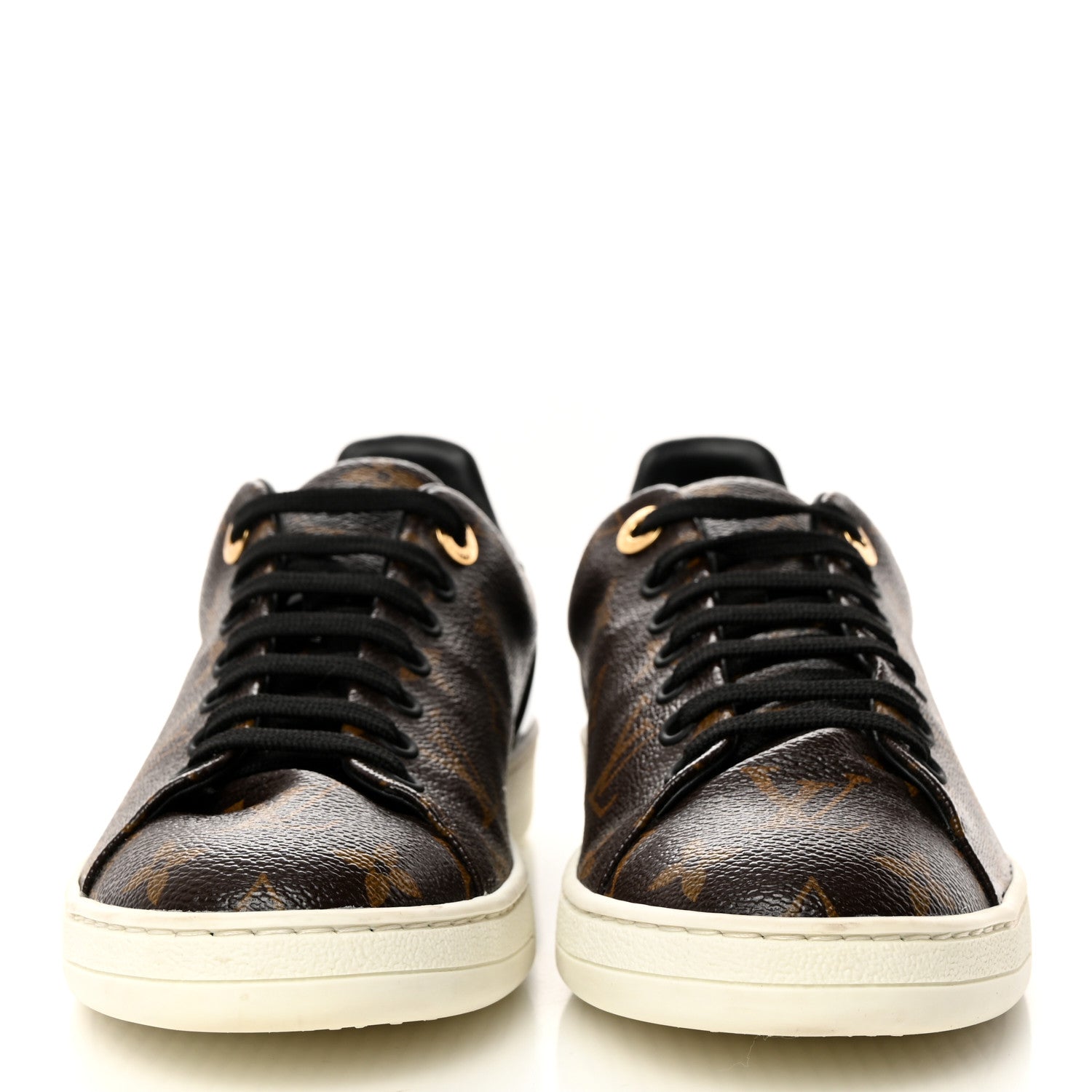 Louis Vuitton Patent Monogram Frontrow Sneakers 37.5 2 of 9