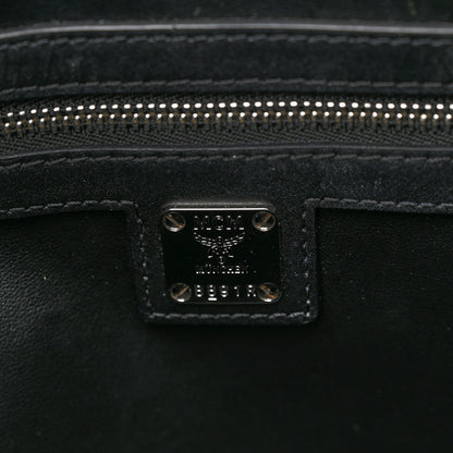 MCM Visetos Large Munchen Tote Grey 7 of 12