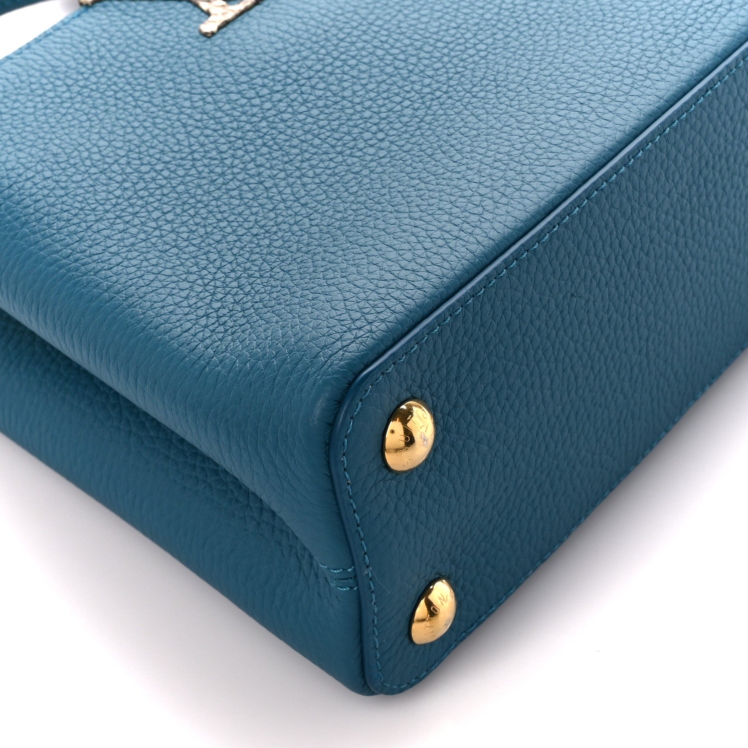 Louis Vuitton Taurillon Snakeskin Capucines BB Mallard 8 of 9