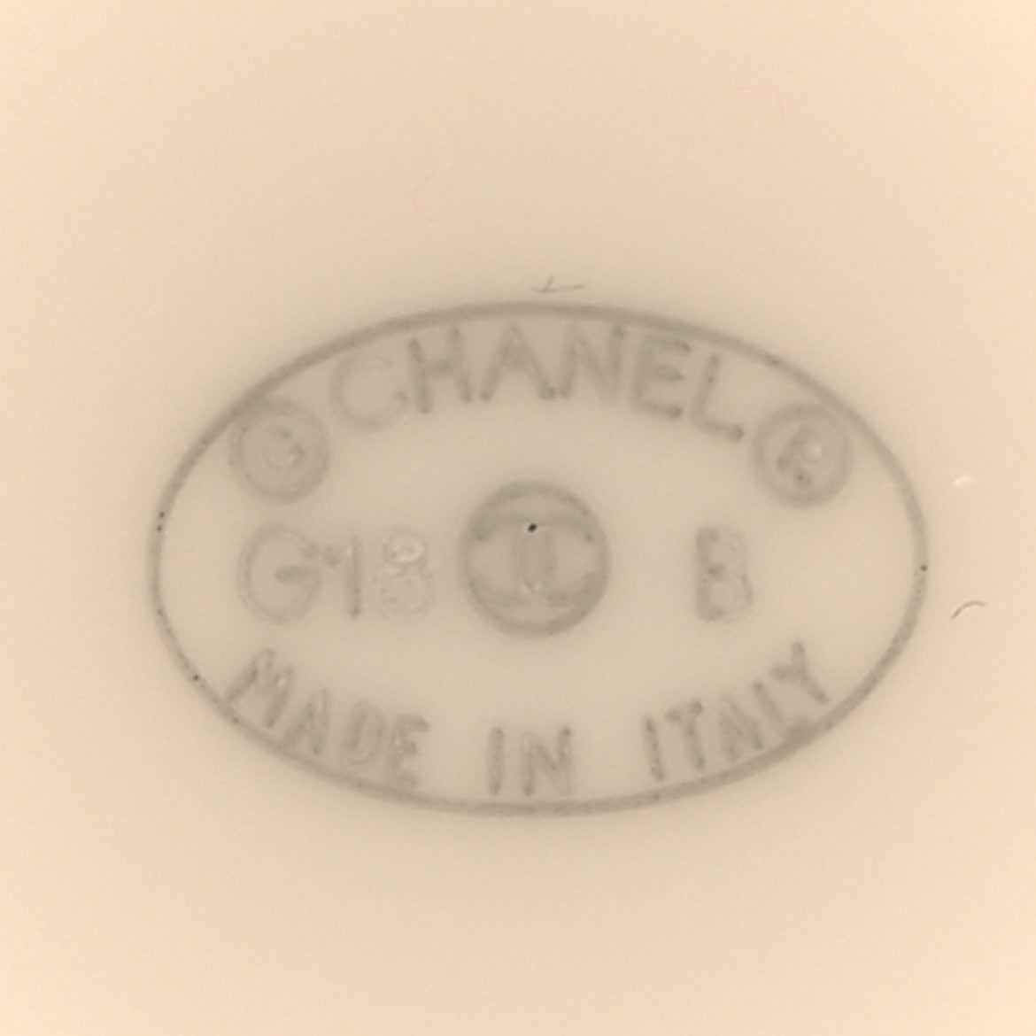 Chanel Resin Pearl CC Coco Profile Pin Brooch White Black 4 of 5