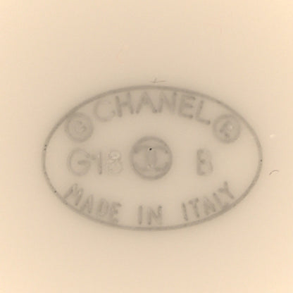 Chanel Resin Pearl CC Coco Profile Pin Brooch White Black 4 of 5