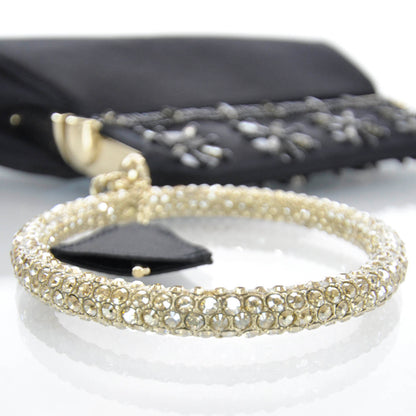 Christian Dior Satin Crystal Clutch 5 of 9