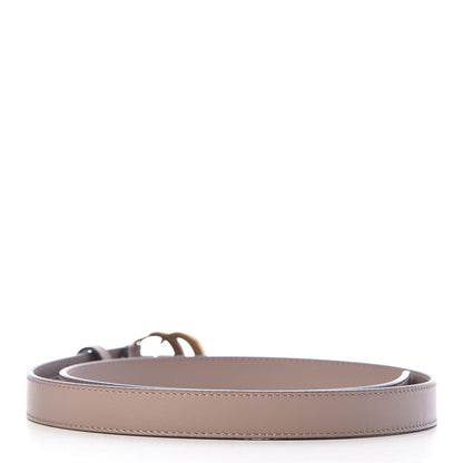 Gucci Calfskin Double G 20mm Belt 80 32 Porcelain Rose 3 of 7