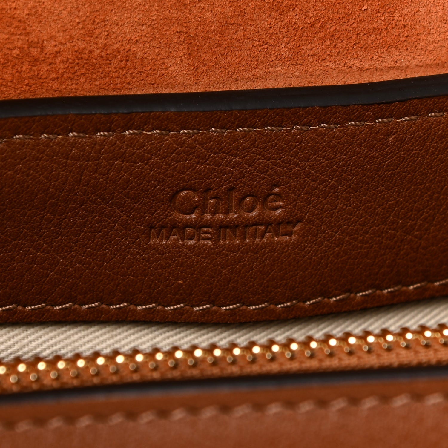 Chloe Calfskin Medium Faye Day Shoulder Bag Tan 6 of 13