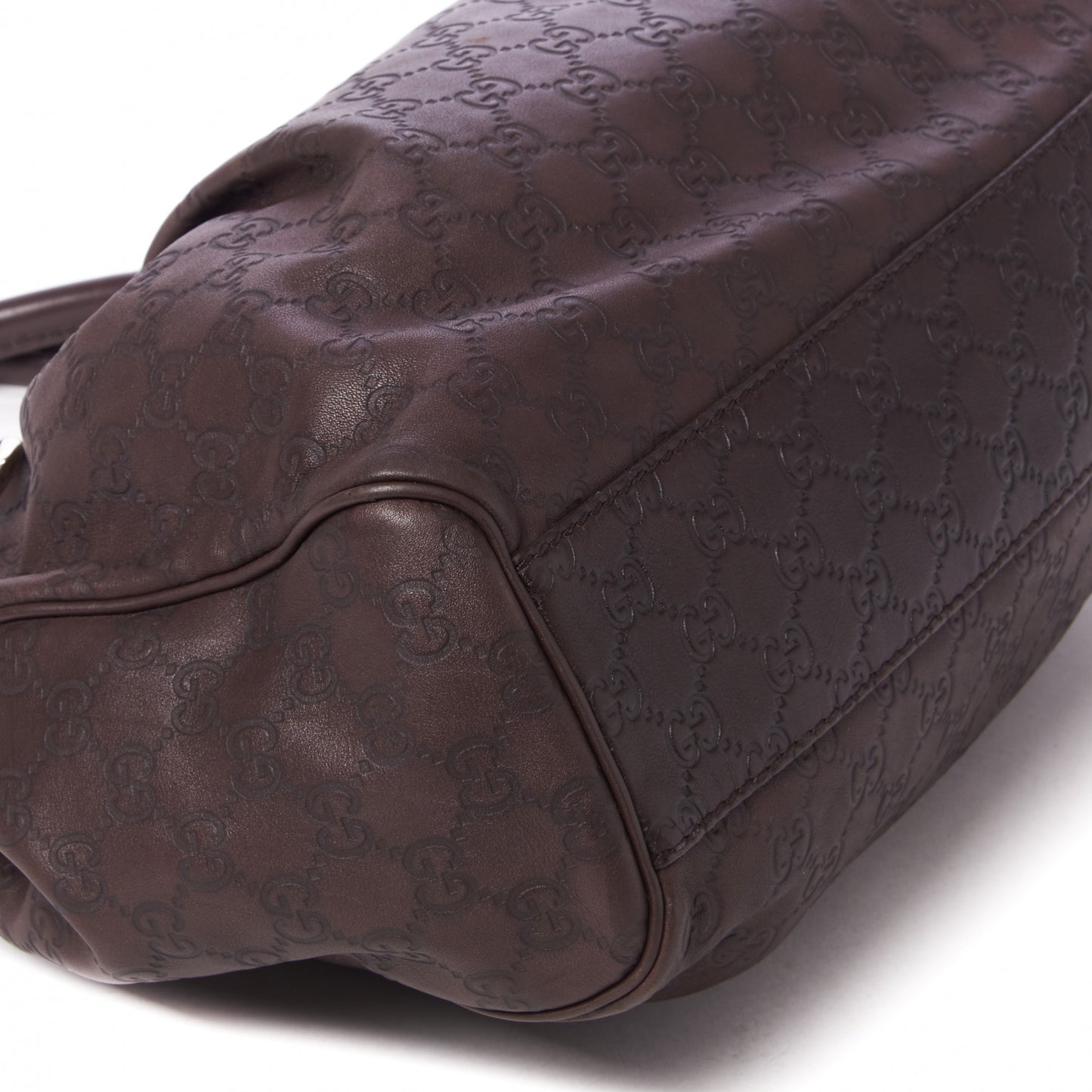 Guccissima Medium Sukey Tote Chocolate