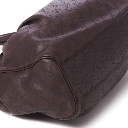 Gucci Guccissima Medium Sukey Tote Chocolate 5 of 8