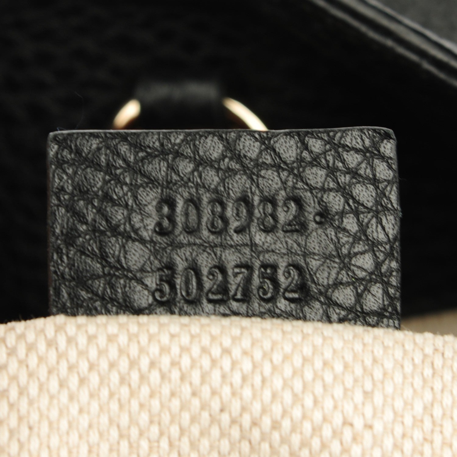 Gucci Pebbled Calfskin Medium Soho Chain Shoulder Bag Black 7 of 7