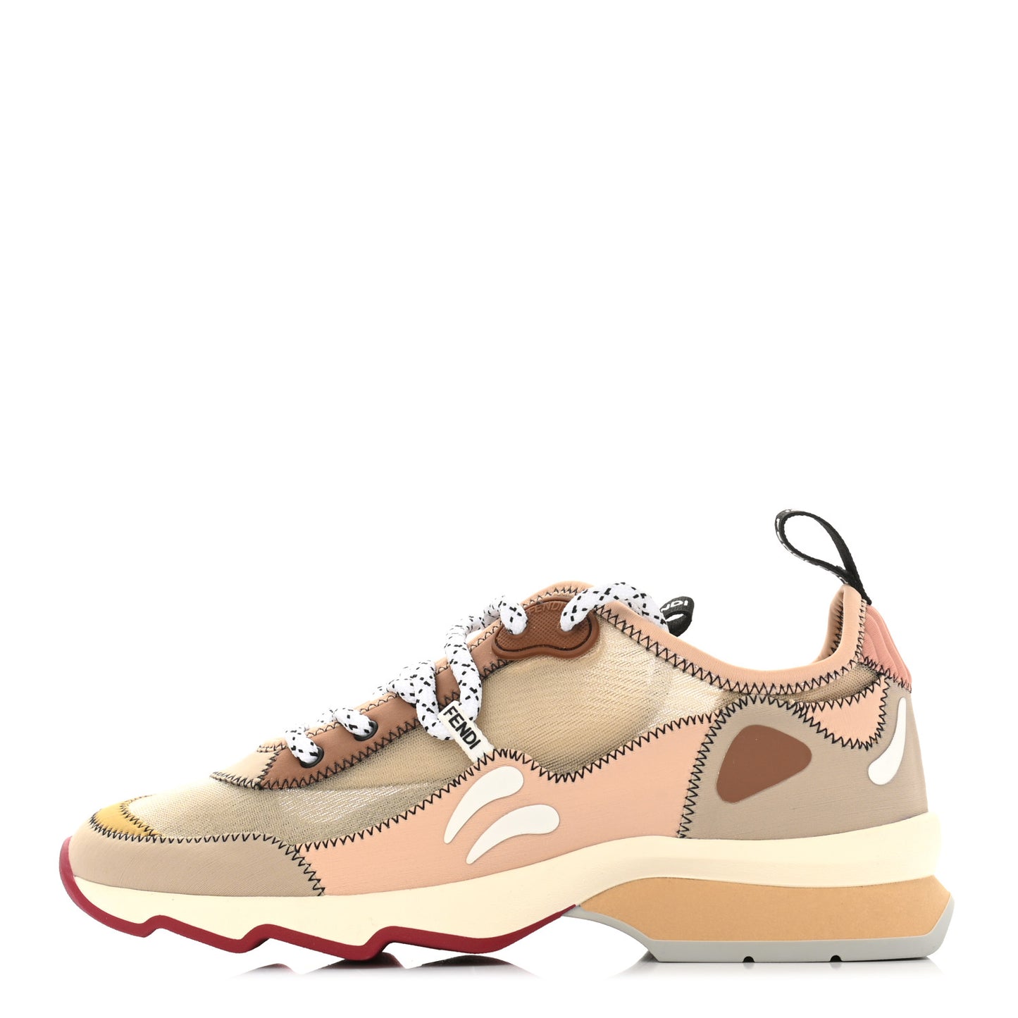 Technical Mesh Lycra FFreedom Patchwork Sneakers 36 Mosaico