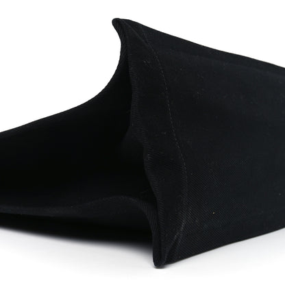 Saint Laurent Linen Calfskin Rive Gauche Tote Black 9 of 10