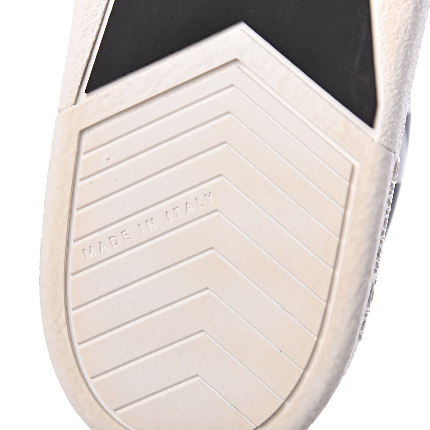 Calfskin Checkered Printed D-Bee Sneakers 40 Black White