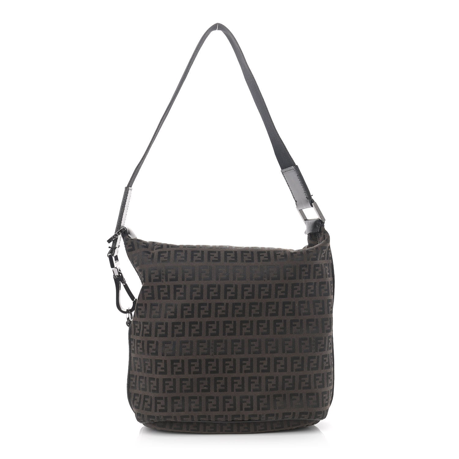 Fendi Zucchino Small Hobo Brown 1 of 13