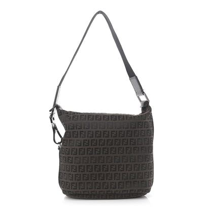 Fendi Zucchino Small Hobo Brown 1 of 13