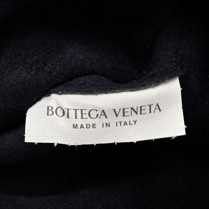 Bottega Veneta Nappa Intrecciato Medium Knot Bucket Bag Navy Blue 7 of 10