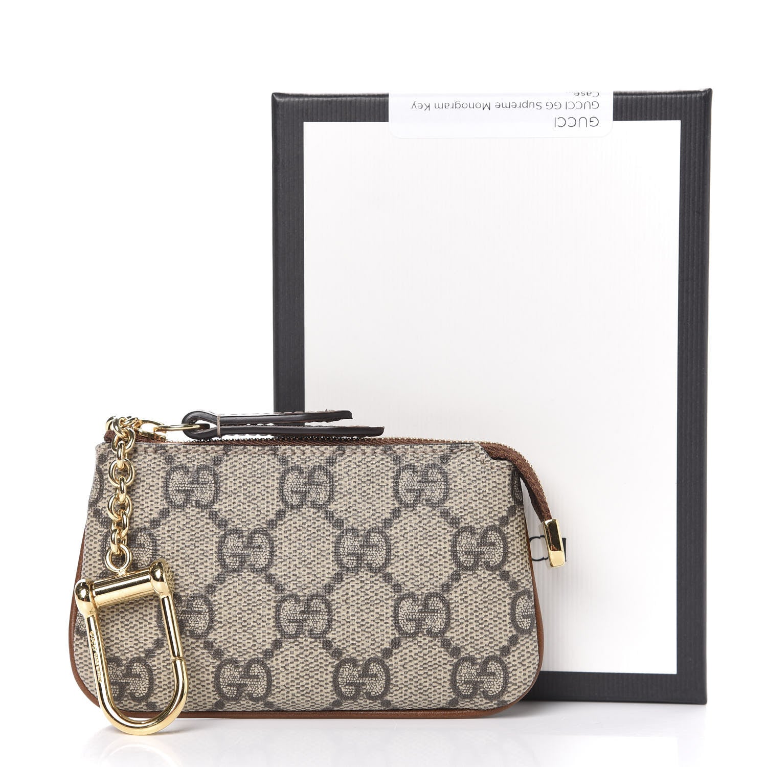 Gucci GG Supreme Monogram Key Case Brown 8 of 8