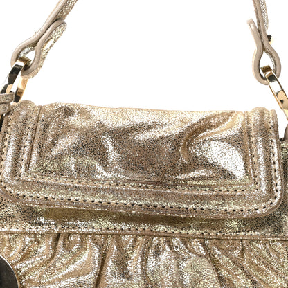 Fendi Metallic Nappa Mini Chef Shoulder Bag Gold 8 of 10