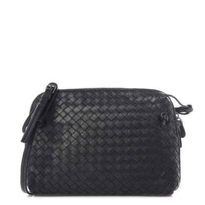 Bottega Veneta Nappa Intrecciato Pillow Crossbody Messenger Black 1 of 9